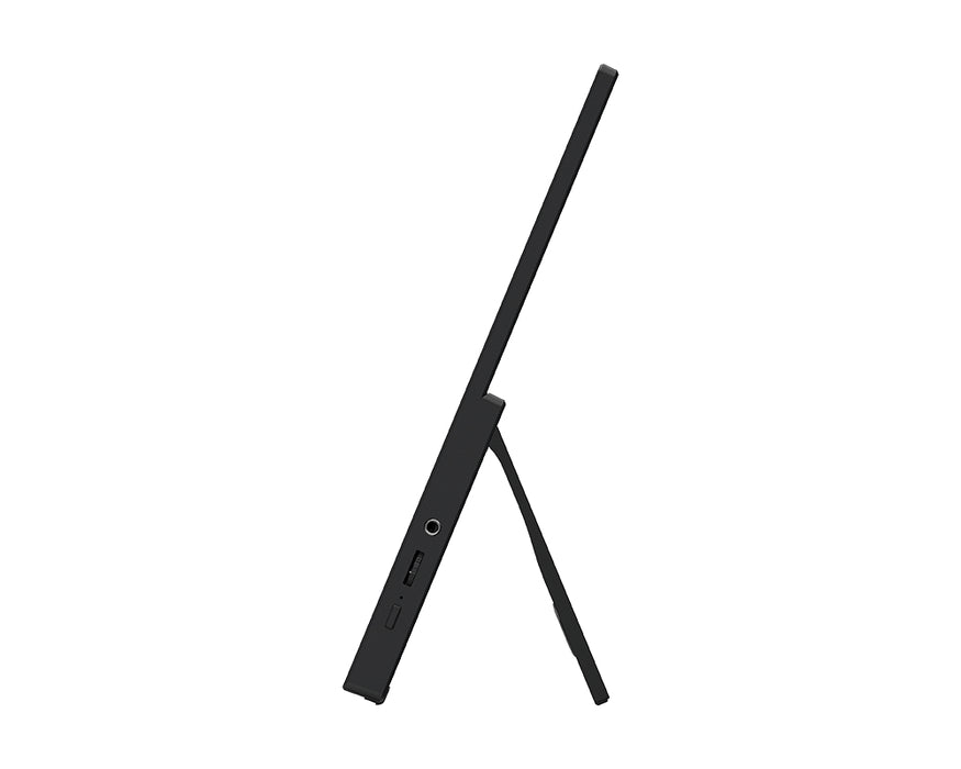 Преносим монитор MSI PRO MP165 E6, 15.6", 4ms, 60Hz IPS, 1920x1080, EyesErgo, Anti-flicker, По-малко синя светлина, 250nits AG, 16.7M, 1000:1, 2xType-C (15W), HDMI (2.0b), 2x1W, Накланяне, VESA 75, Черен, 0.78kg