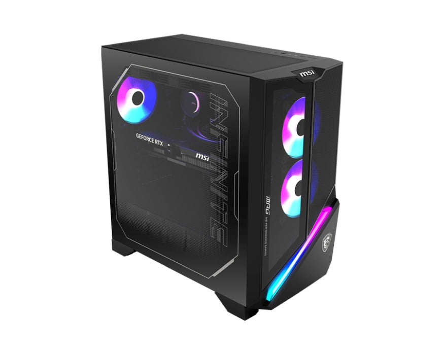 MSI MPG Infinite X3 AI 2NVR7-655EU, Core Ultra 7 265KF (30M кеш, до 5.50 GHz), GeForce RTX 5070 Ti 16G VENTUS 3X GDDR7, Z890, Liquid (360mm), 32GB (2x16GB 5600Mhz), 1TB M2, 850W 80 Plus Gold захранване, Ambient Link, Mystic Light, Win11Home, 40 литра, 13.