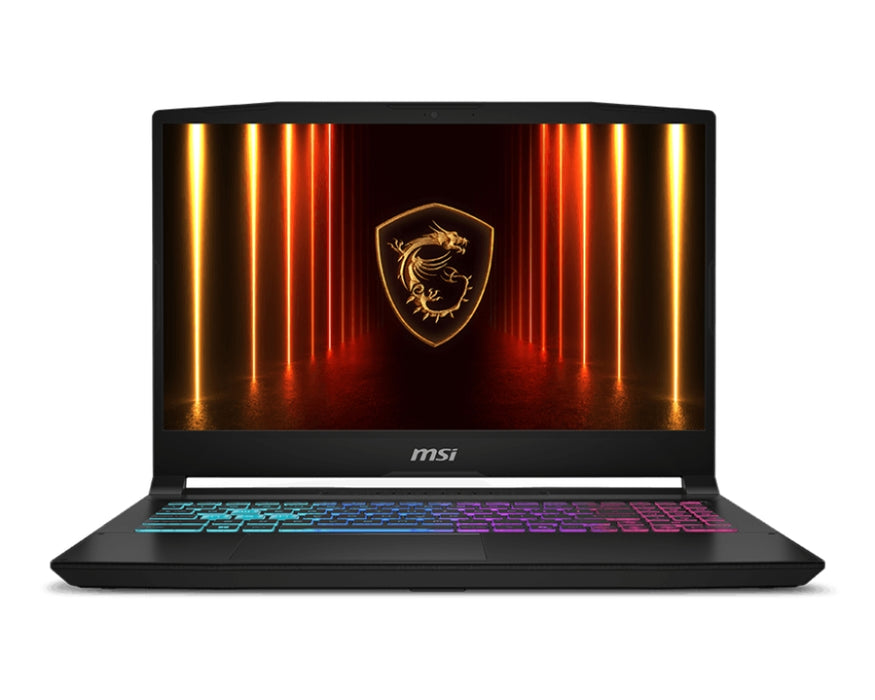 MSI Katana 15 HX B14WEK, i5-14450HX (10C/16T 6P+ 4E, до 4.8Ghz), NVIDIA GeForce RTX 5050 8GB GDDR7 440 AI TOPS, 15.6" QHD (2560x1440) 165Hz, IPS-Level, 16GB DDR5 2x8 5600MHz, 512GB SSD Gen4x4, Intel WiFi 6E, BT5.3, 4 зони RGB Kbd, БЕЗ OS, 2,4 кг