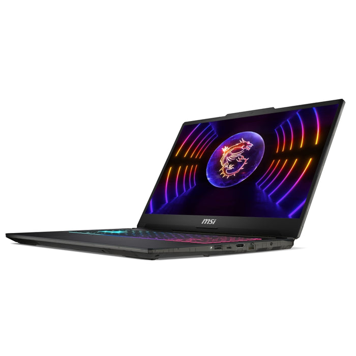 MSI Cyborg 15 A13VEK, i7-13620H (10C/16T, до 4.90GHz, 24MB), GeForce RTX 4050 6GB GDDR6, 15.6" FHD (1920x1080), 144Hz, IPS-ниво, 16GB DDR5 5200MHz, 512GB PCIe Gen4x4 SSD, WiFi 6E, BT 5.3, 4-зонова RGB подсветка, БЕЗ операционна система, 53.5Whr, 1.98kg