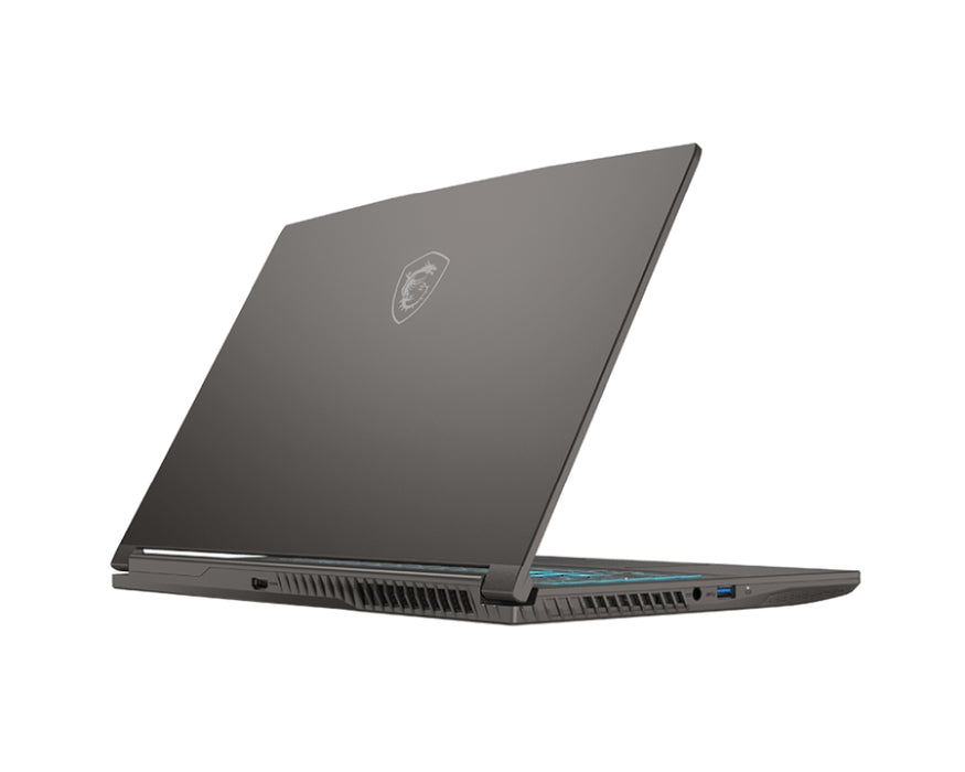 MSI Thin A15 B7VE, AMD Ryzen 7 7735HS (8C/16T, до 4.75GHz, 16MB L3), 15.6" FHD (1920x1080) 144Hz, IPS-Level, RTX 4050 6GB GDDR6 194 AI TOPS, 16GB DDR5 2x8 4800MHz, 512GB SSD Gen4x4, WiFI 6E, BT5.3, единична клавиатура с подсветка (синя), БЕЗ ОС, 1,86 кг