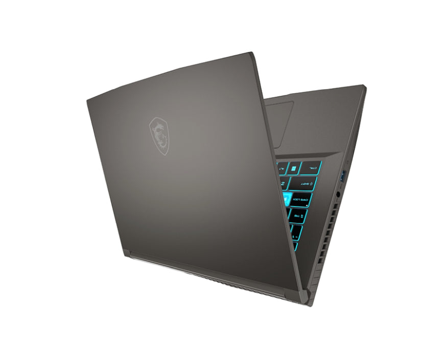 MSI Thin A15 B7VE, AMD Ryzen 7 7735HS (8C/16T, до 4.75GHz, 16MB L3), 15.6" FHD (1920x1080) 144Hz, IPS-Level, RTX 4050 6GB GDDR6 194 AI TOPS, 16GB DDR5 2x8 4800MHz, 512GB SSD Gen4x4, WiFI 6E, BT5.3, единична клавиатура с подсветка (синя), БЕЗ ОС, 1,86 кг
