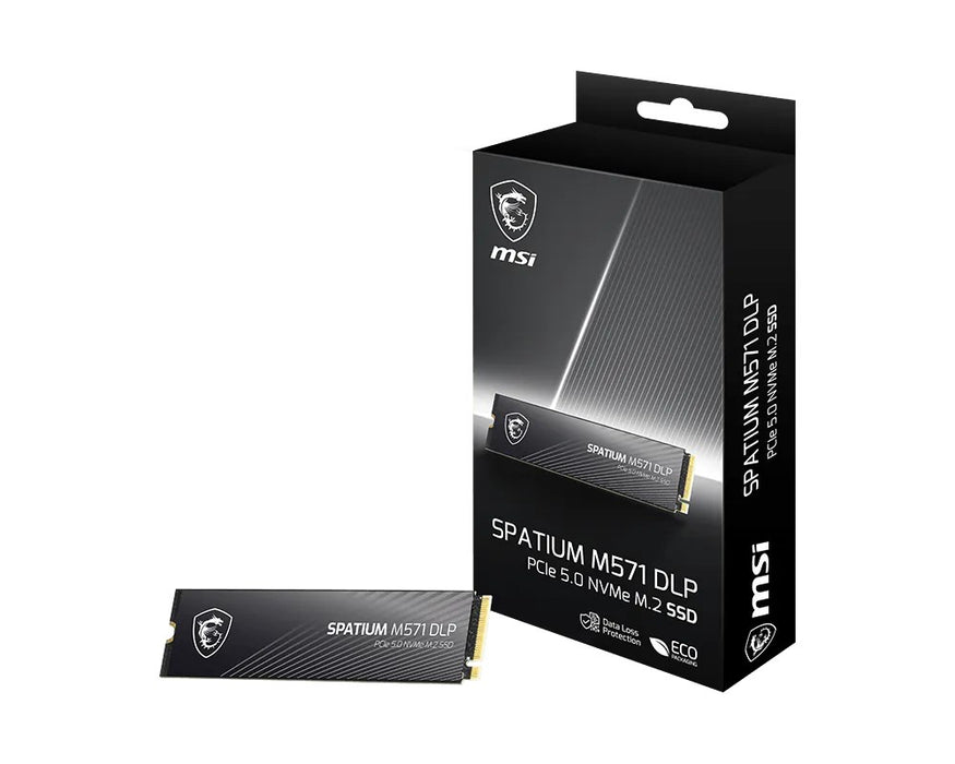MSI SPATIUM M571 DLP PCIe 5.0 NVMe M.2 4T вътрешен SSD диск 4 TB PCI Express 5.0 3D NAND
