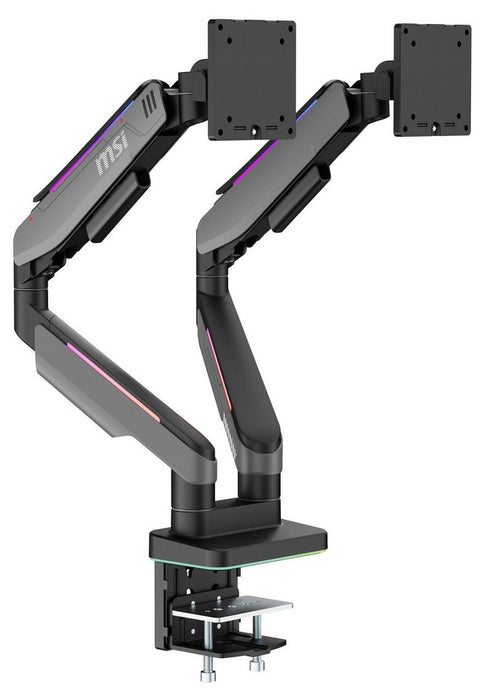 Стойка за монитор MSI – MPG MT201DRG, 17-35'', до 20 kg, RGB, черна