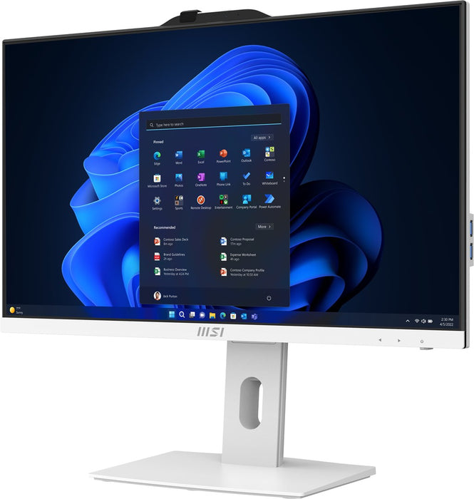 MSI AIO PRO AP242P 14M-859EU i7-14700 23,8" IPS LED FHD Non-Touch Anti-Glare 16GB SSD1TB M.2 AX211 WiFi 6E Windows 11 Pro Бял
