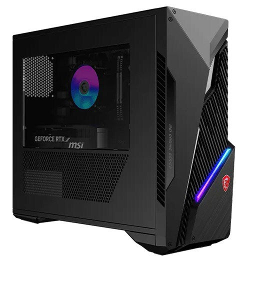 Дънна платка MSI MAG Infinite S3 14NVL5-3053XEU, i5-14400F, 32GB DDR5 SSD, 1TB, GeForce RTX 5060 SHADOW, 2X, 8GB AX211 (WIFI 6E), Bluetooth 5.3, 500W, NoOS, Черна, 2 години