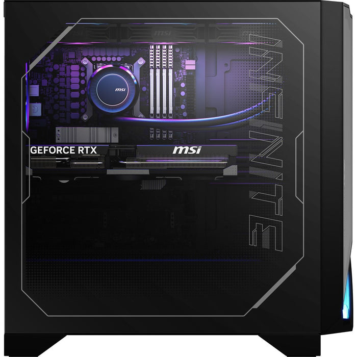 Настолен компютър MSI MPG Infinite X3 AI 2NVZ9-028EU Intel Core Ultra 9 285K 64 GB DDR5-SDRAM 1 TB SSD NVIDIA GeForce RTX 5090 Windows 11 Home, черен
