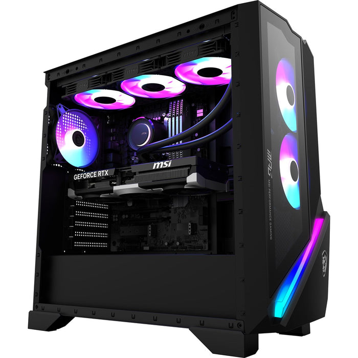 Настолен компютър MSI MPG Infinite X3 AI 2NVZ9-028EU Intel Core Ultra 9 285K 64 GB DDR5-SDRAM 1 TB SSD NVIDIA GeForce RTX 5090 Windows 11 Home, черен