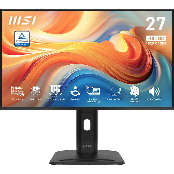 MSI PRO MP275PG E14 компютърен монитор 68.6 см (27") 1920 x 1080 пиксела Full HD LCD Черен