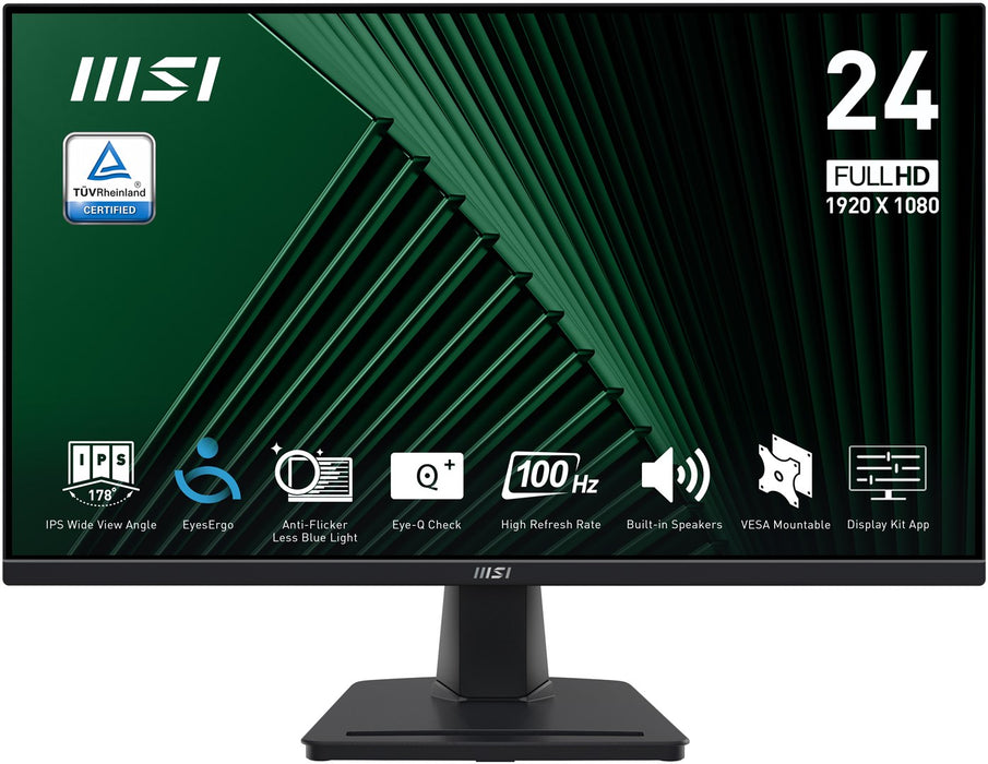 MSI монитор 23.8" PRO MP245G FHD 100Hz
