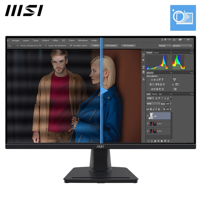 MSI монитор 23.8" PRO MP245G FHD 100Hz