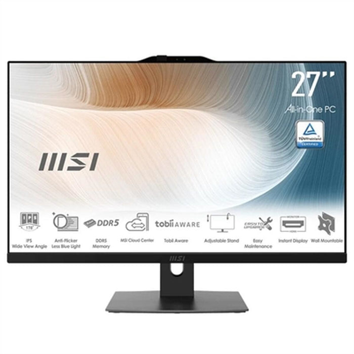 Всичко е едно MSI AM272P-1096ES 27" 16 GB RAM 500 GB Intel Core Ultra 7 150U