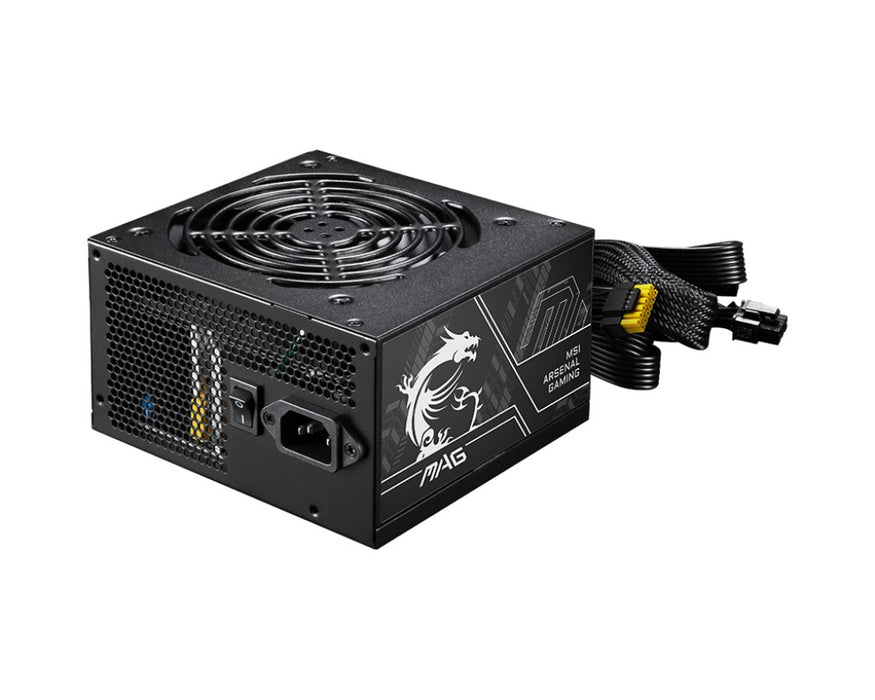 Захранващ блок MSI MAG A650BN PCIE5 II 650 W 20+4-пинов ATX ATX Черен