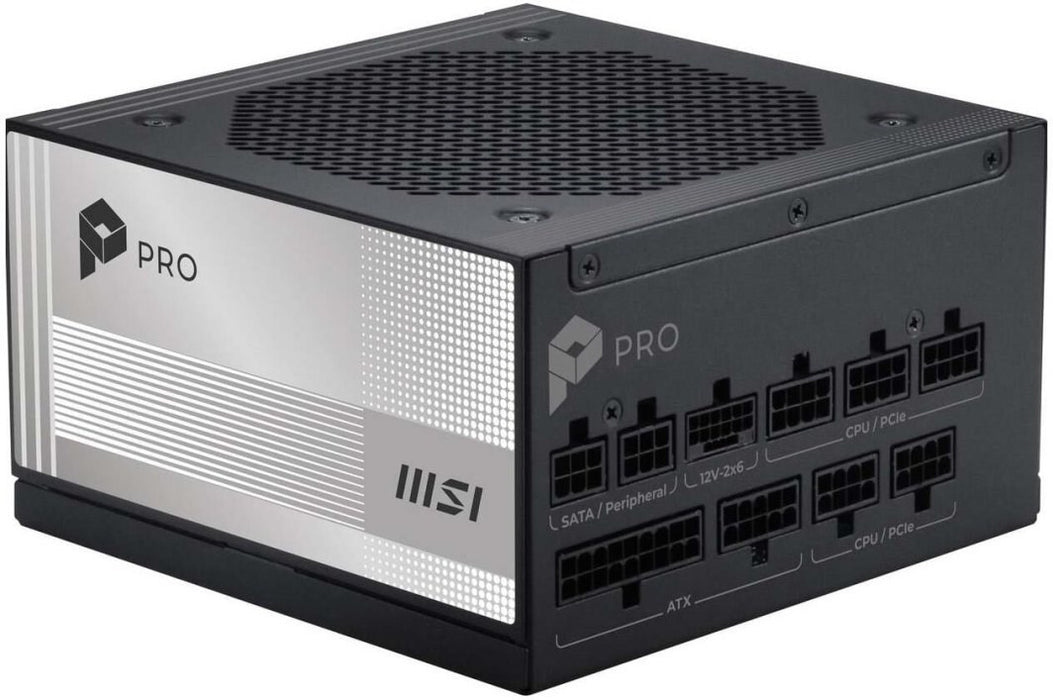Захранване MSI PRO A850PL PCIE5 850W 120 мм 80 Plus Platinum aPFC