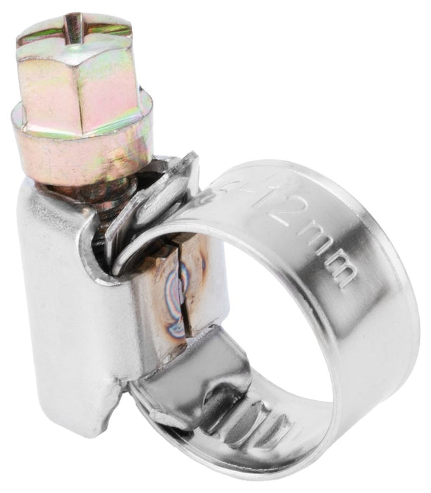 Скоби за маркуч MTX - Неръждаеми, с винт, 8-12 mm, 100 броя