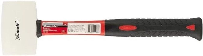 Гумен чук MTX - 225 gr, дръжка фибростъкло, бяла гума