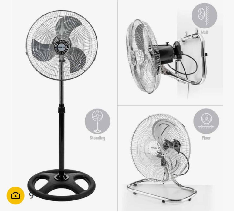 ВЕНТИЛАТОР НА СТОЙКА 18'' 3 В 1 70W 8138