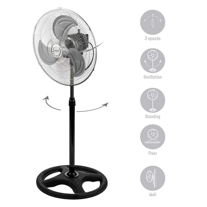 ВЕНТИЛАТОР НА СТОЙКА 18'' 3 В 1 70W 8138
