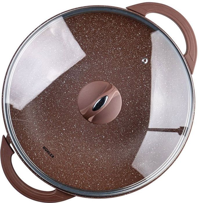 Тиган Muhler - Mia MR-3285M, 32 x 8.5 cm, 3.8 L, кафяв