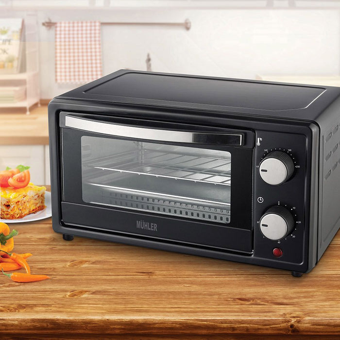 Мини фурна Muhler - MN-1009, 650W, 10 l, черна