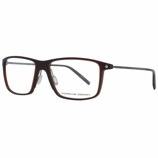 Мъжки Рамка за очила Porsche Design P8336-56E Кафяв ø 56 mm