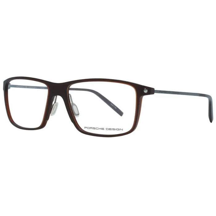 Мъжки Рамка за очила Porsche Design P8336-56E Кафяв ø 56 mm