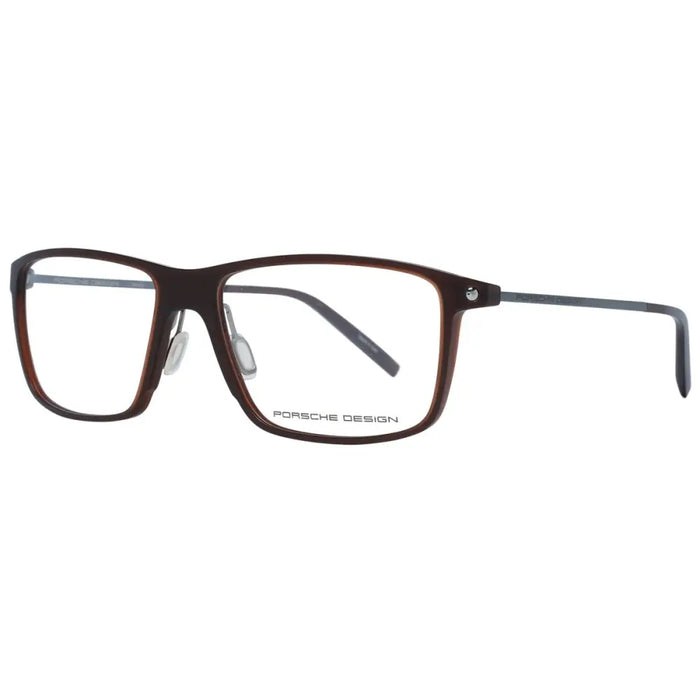 Мъжки Рамка за очила Porsche Design P8336-56E Кафяв ø 56 mm