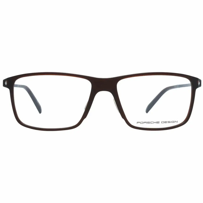 Мъжки Рамка за очила Porsche Design P8336-56E Кафяв ø 56 mm
