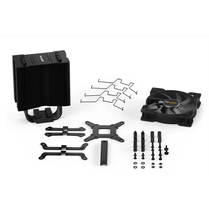 мълчи! Pure Rock 2 CPU Cooling Kit 12 см 16 бр. черен