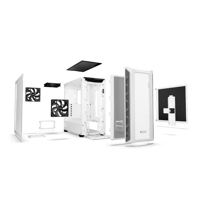 мълчи! Shadow Base 800 DX White Midi Tower