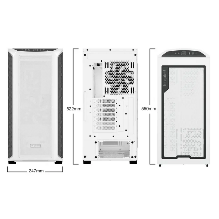 мълчи! Shadow Base 800 DX White Midi Tower
