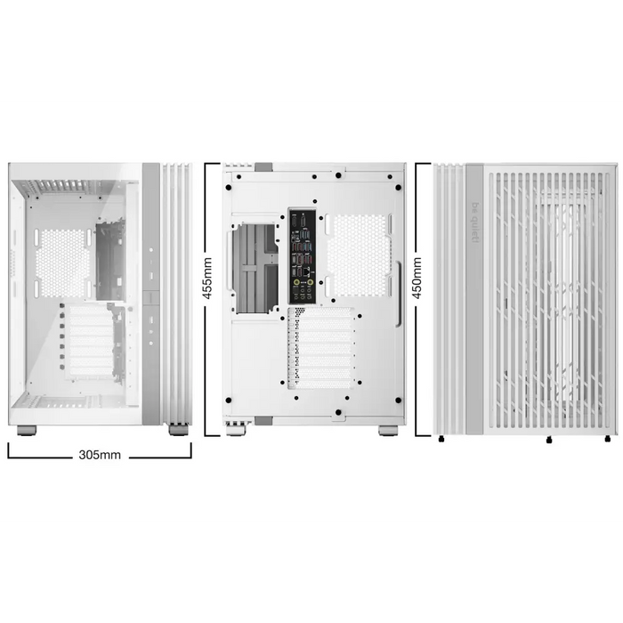 мълчи! LIGHT BASE 600 DX Бяла Midi Tower