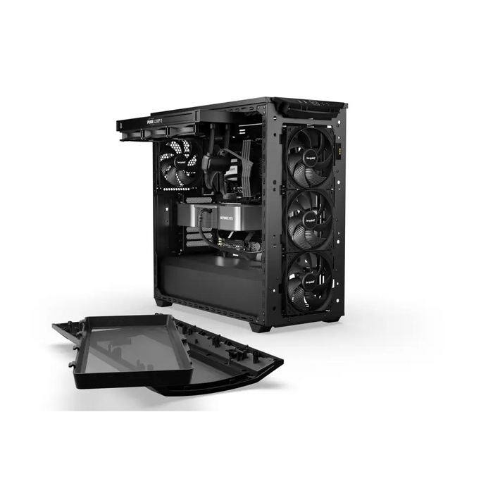 мълчи! Shadow Base 800 Black Midi Tower