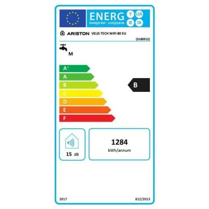 Мултипозиционен бойлер ARISTON VELIS TECH Wi Fi 80 E 1.5 kW