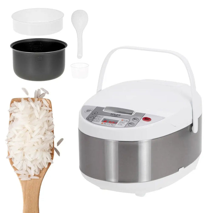 Мултикукър Adler AD 6420 6 в 1 – 3.25 л сребрист бял