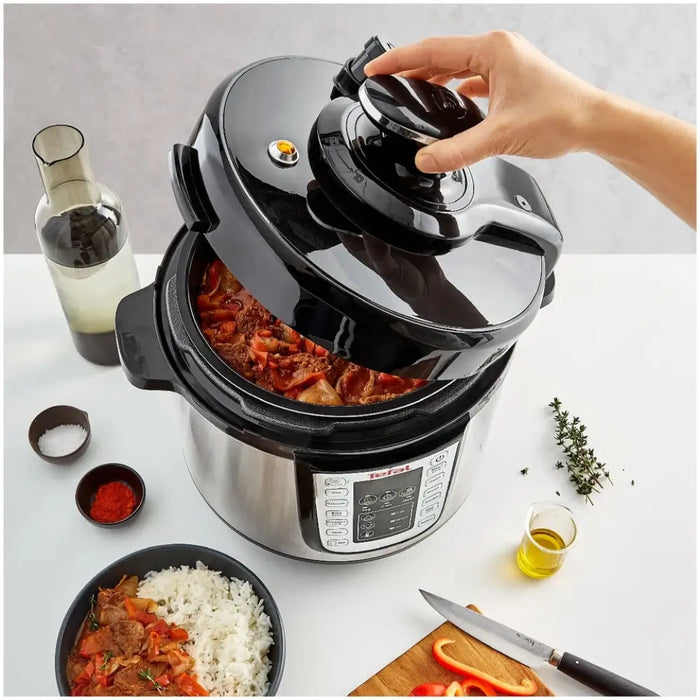 МУЛТИКУКЪР TEFAL CY505E30 СИВ 3.80 L ПОД НАЛЯГАНЕ ONE POT