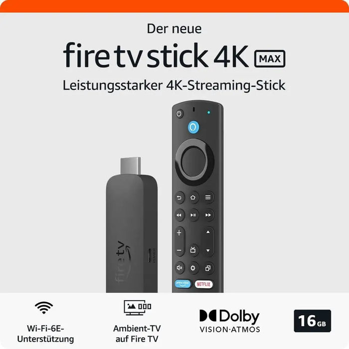 Мултимедиен плеър AMAZON Fire TV Stick Max Gen2 Wi-Fi 6