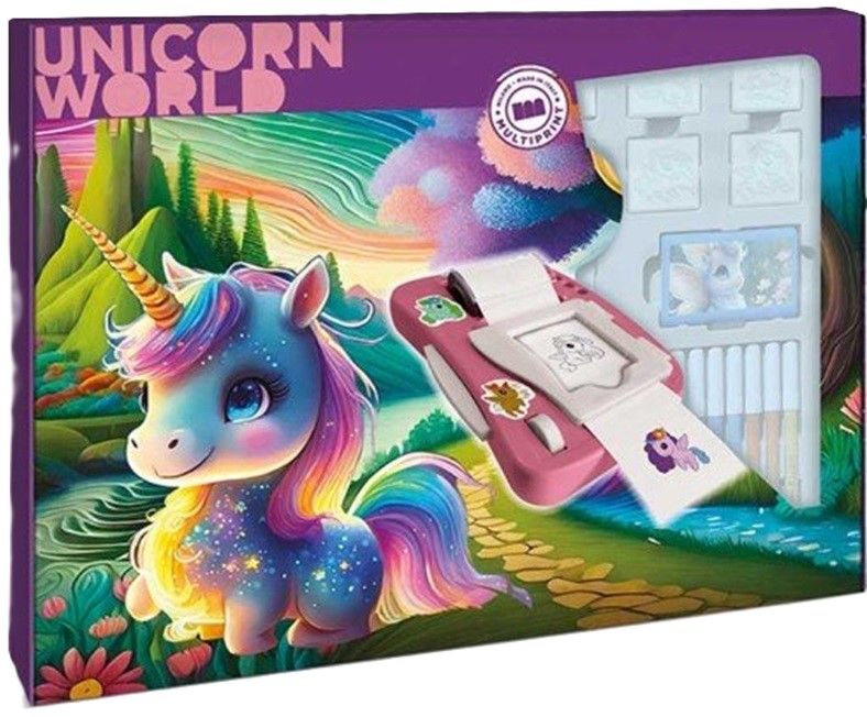 Творчески комплект с машина за стикери Multiprint - Magic Unicorn