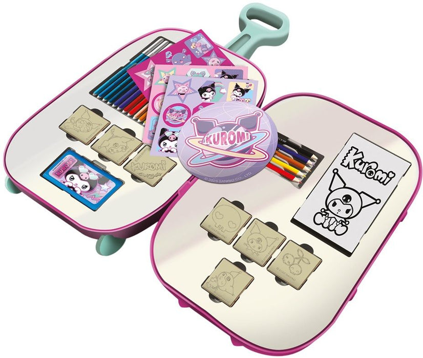 Комплект за оцветяване в куфарче на колелца Multiprint Hello Kitty - Kuromi