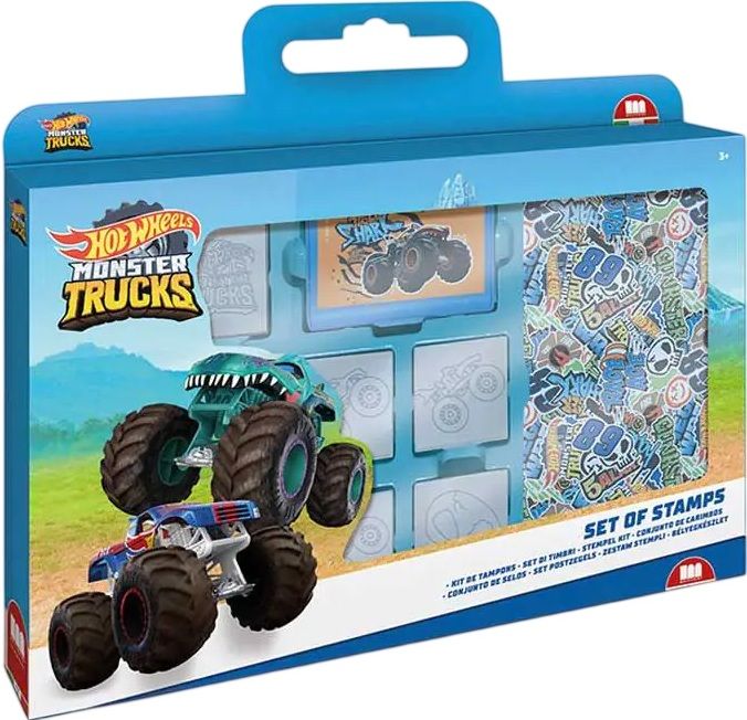 Комплект печати Multiprint Hot Wheels - 7 броя, с 3 флумастера