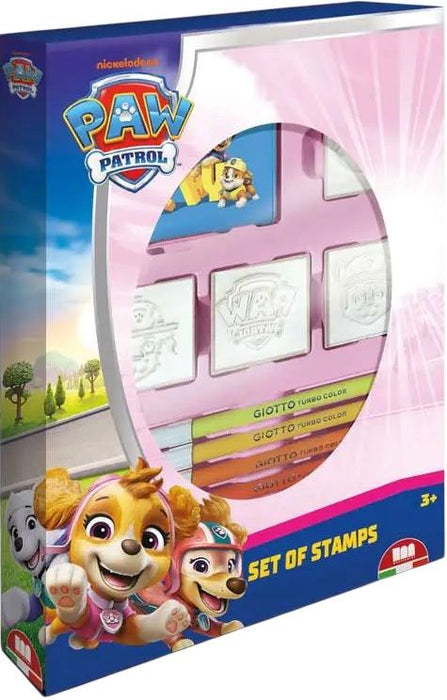 Комплект печати Multiprint Paw Patrol - 4 броя, с флумастери, лилав