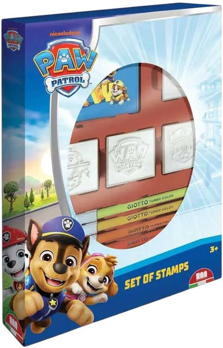 Комплект печати Multiprint Paw Patrol - 4 броя, с флумастери, син