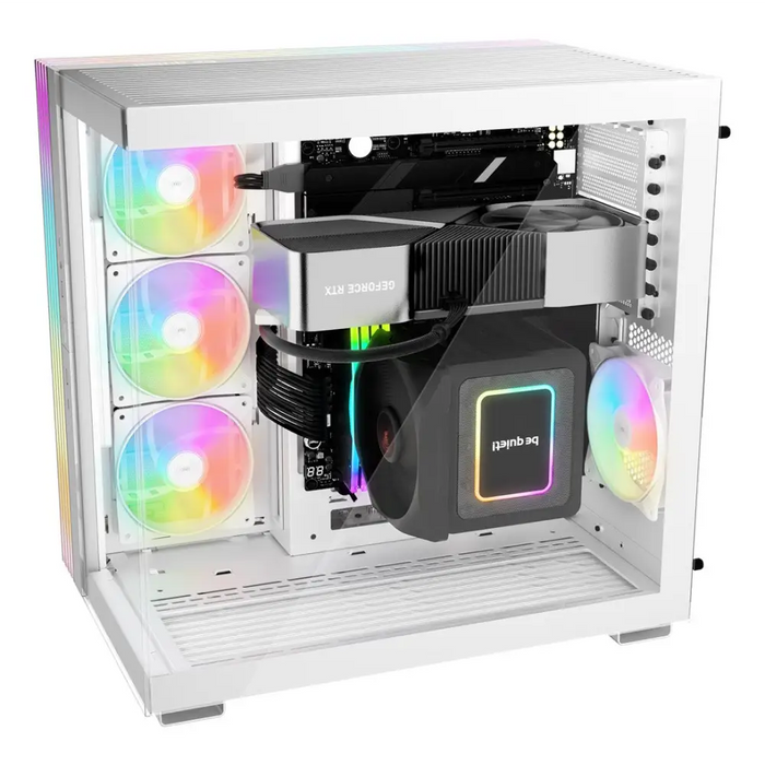 мълчи! LIGHT BASE 600 DX Бяла Midi Tower