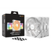мълчи! LIGHT WINGS LX 140mm PWM 3-Pack White Computer case