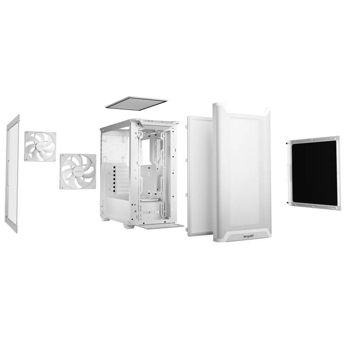 мълчи! PURE BASE 501 Airflow Window White Midi Tower