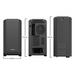 мълчи! Silent Base 601 Midi Tower Black