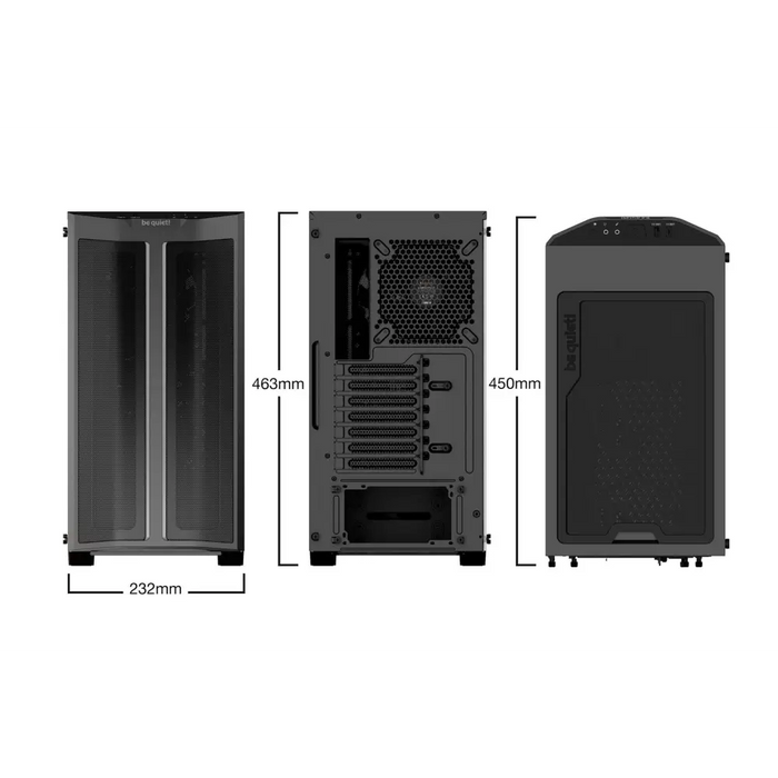 мълчи! PURE BASE 500 FX Black Midi Tower
