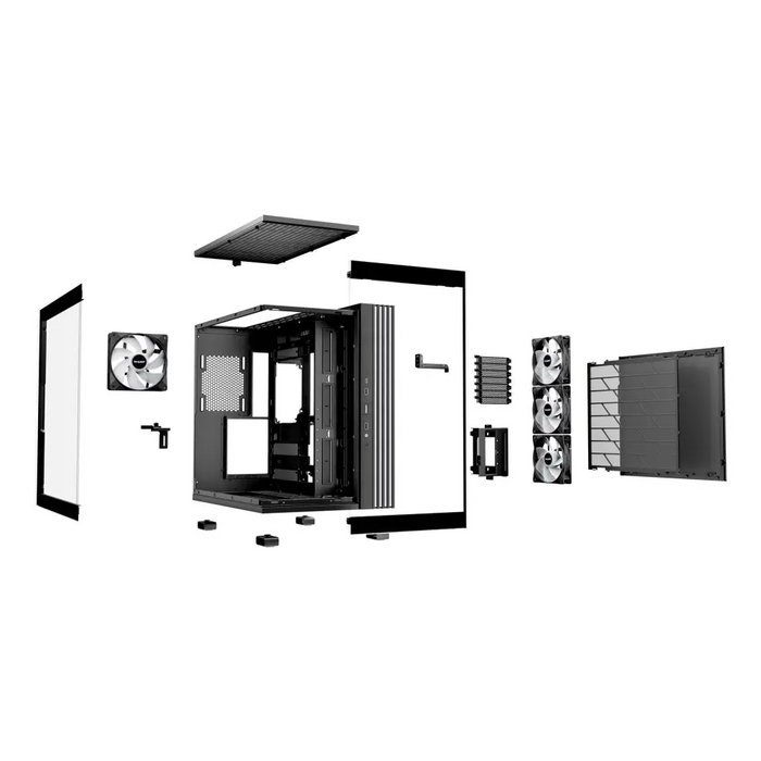 мълчи! СВЕТЛА ОСНОВА 600 LX Black Midi Tower