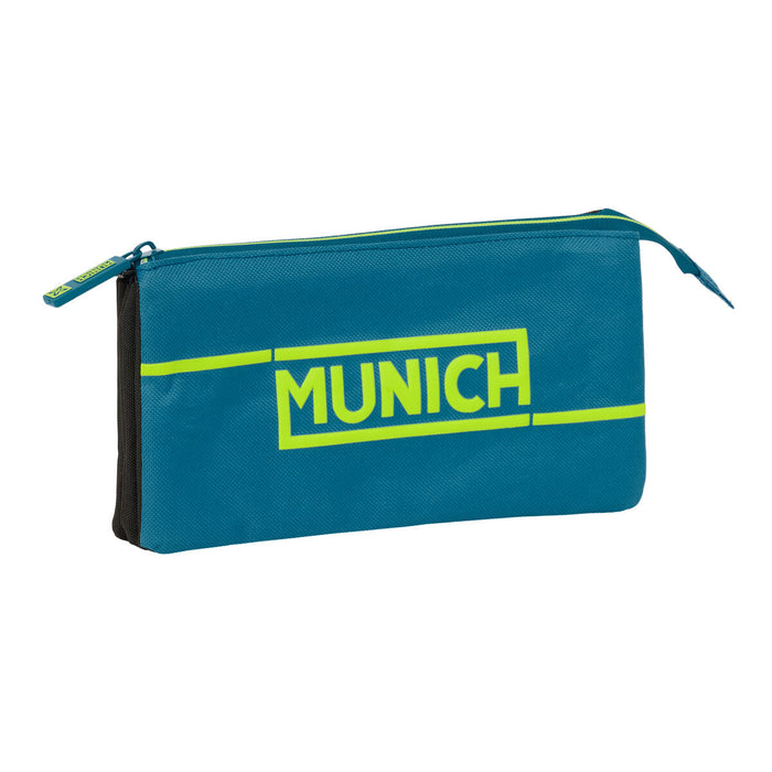 Пътническа Чанта Munich Land Черен Зелен 22 x 12 x 3 cm