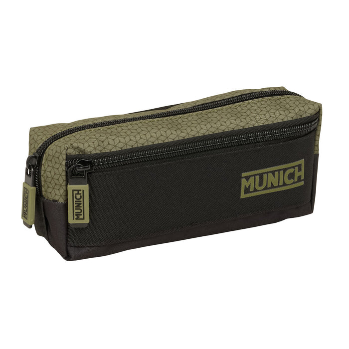 Пътническа Чанта Munich West Черен Зелен 22 x 8,5 x 6 cm